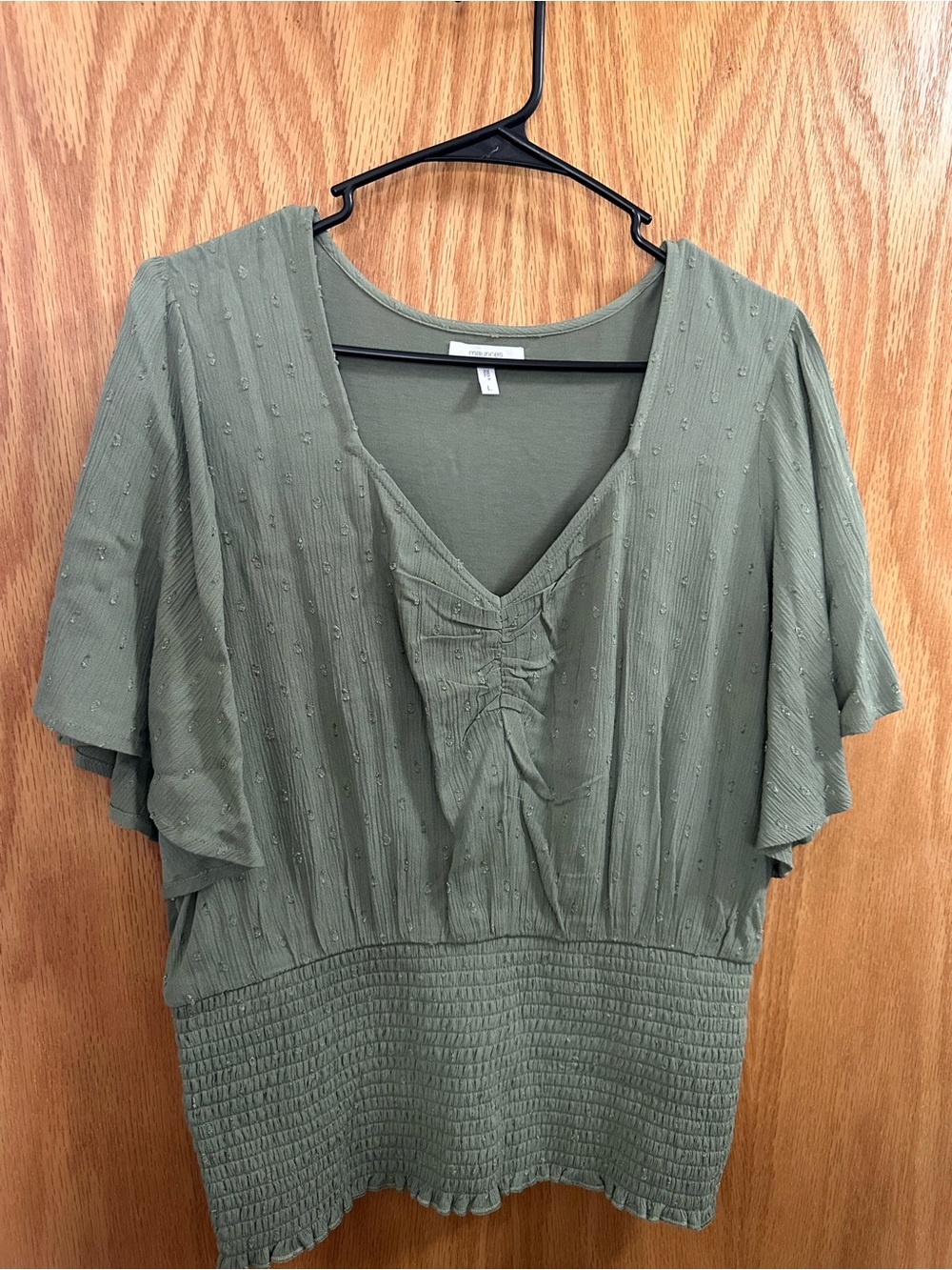 Maurices Olive Green Blouse